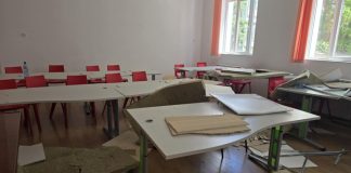 Заради падналия окачен таван в СУ „Любен Каравелов“: Всички ученици ще се обучават в основния корпус
